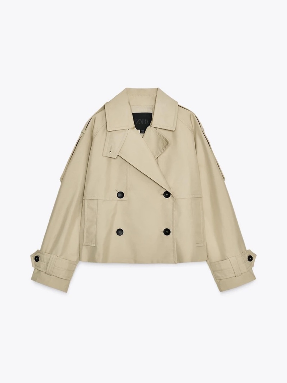**NEW ZARA SHORT TRENCH COAT**